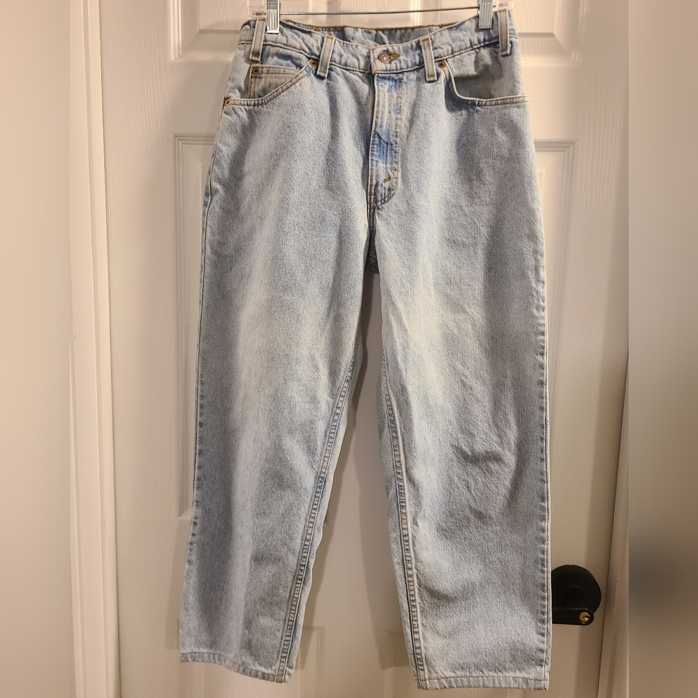 Mens Levis 560 Orange Tag Denim Jeans Made In The U.S.A. Size: 32x32 Color: Blue